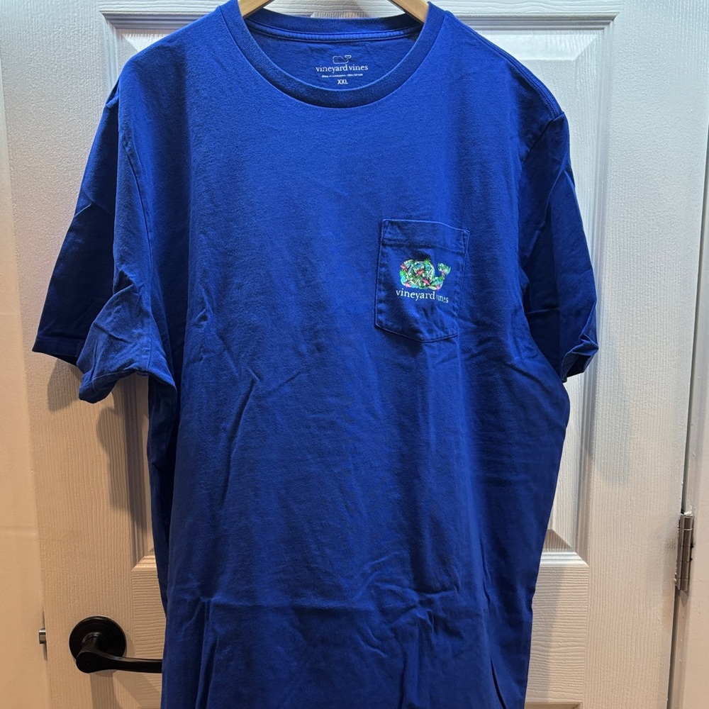 Vineyard Vines Men's Deep Blue Short Sleeve Tee